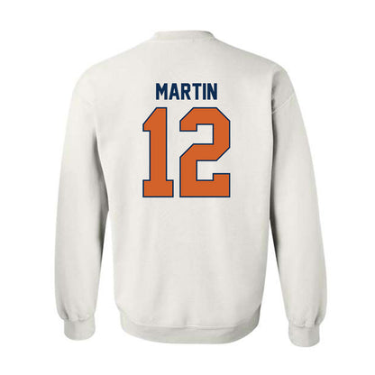 Wheaton IL - NCAA Men's Basketball : Devin Martin - Classic Shersey Crewneck Sweatshirt-1