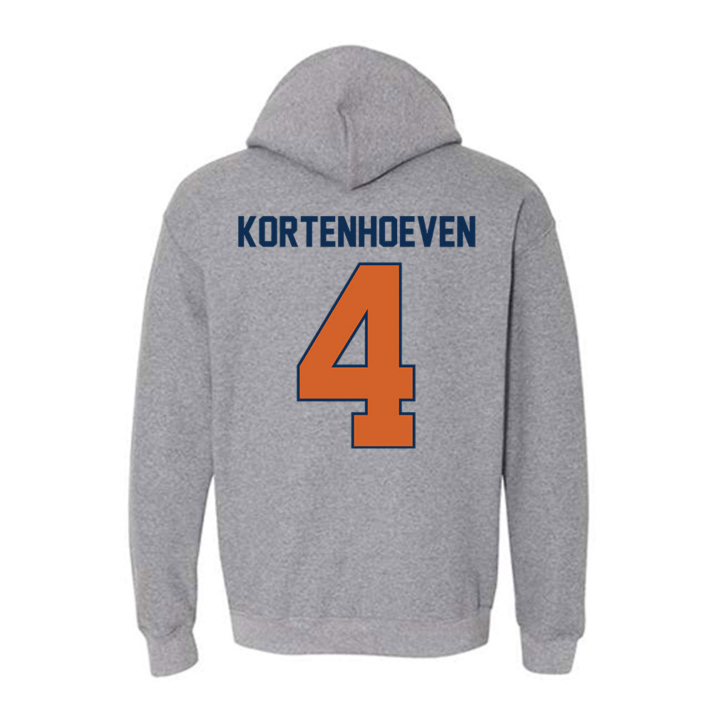 Wheaton IL - NCAA Football : Seth Kortenhoeven - Classic Shersey Hooded Sweatshirt-1