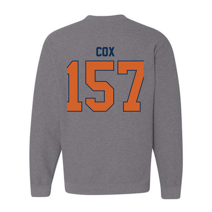 Wheaton IL - NCAA Wrestling : Caleb Cox - Classic Shersey Crewneck Sweatshirt-1