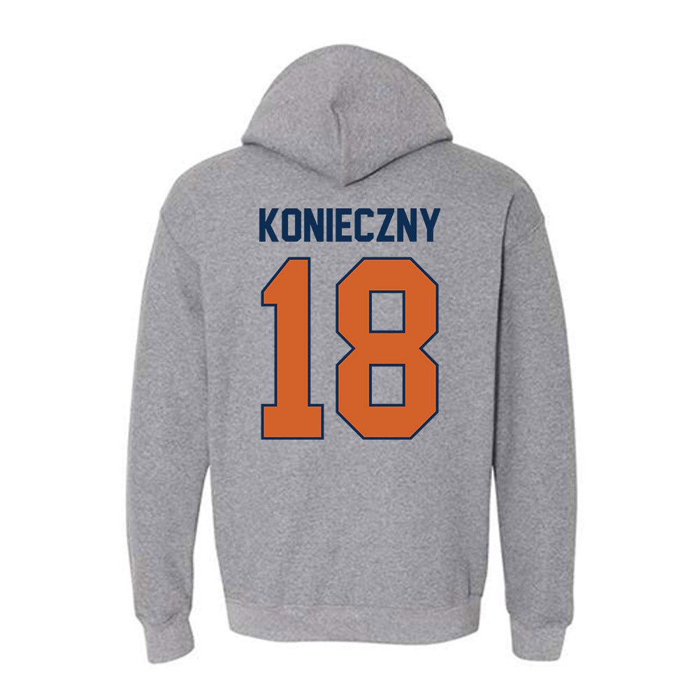 Wheaton IL - NCAA Men's Soccer : Chris Konieczny - Classic Shersey Hooded Sweatshirt-1