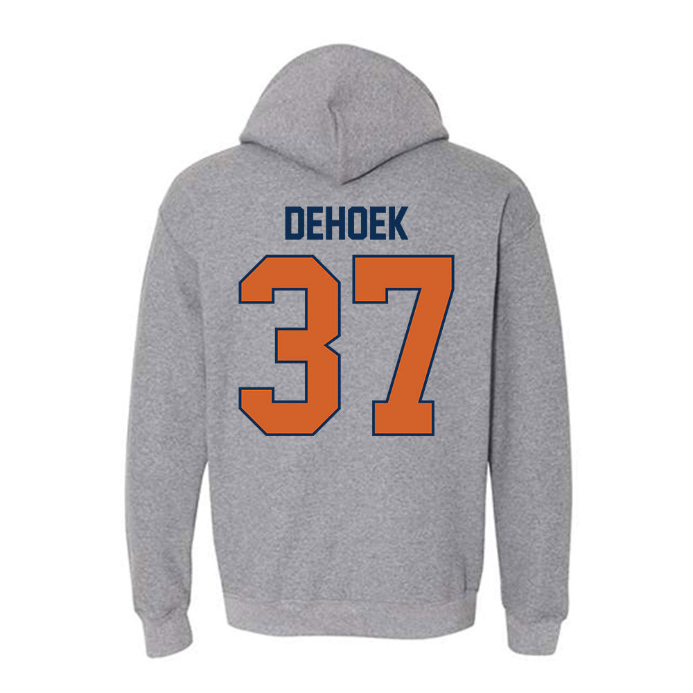 Wheaton IL - NCAA Baseball : Parker DeHoek - Classic Shersey Hooded Sweatshirt-1