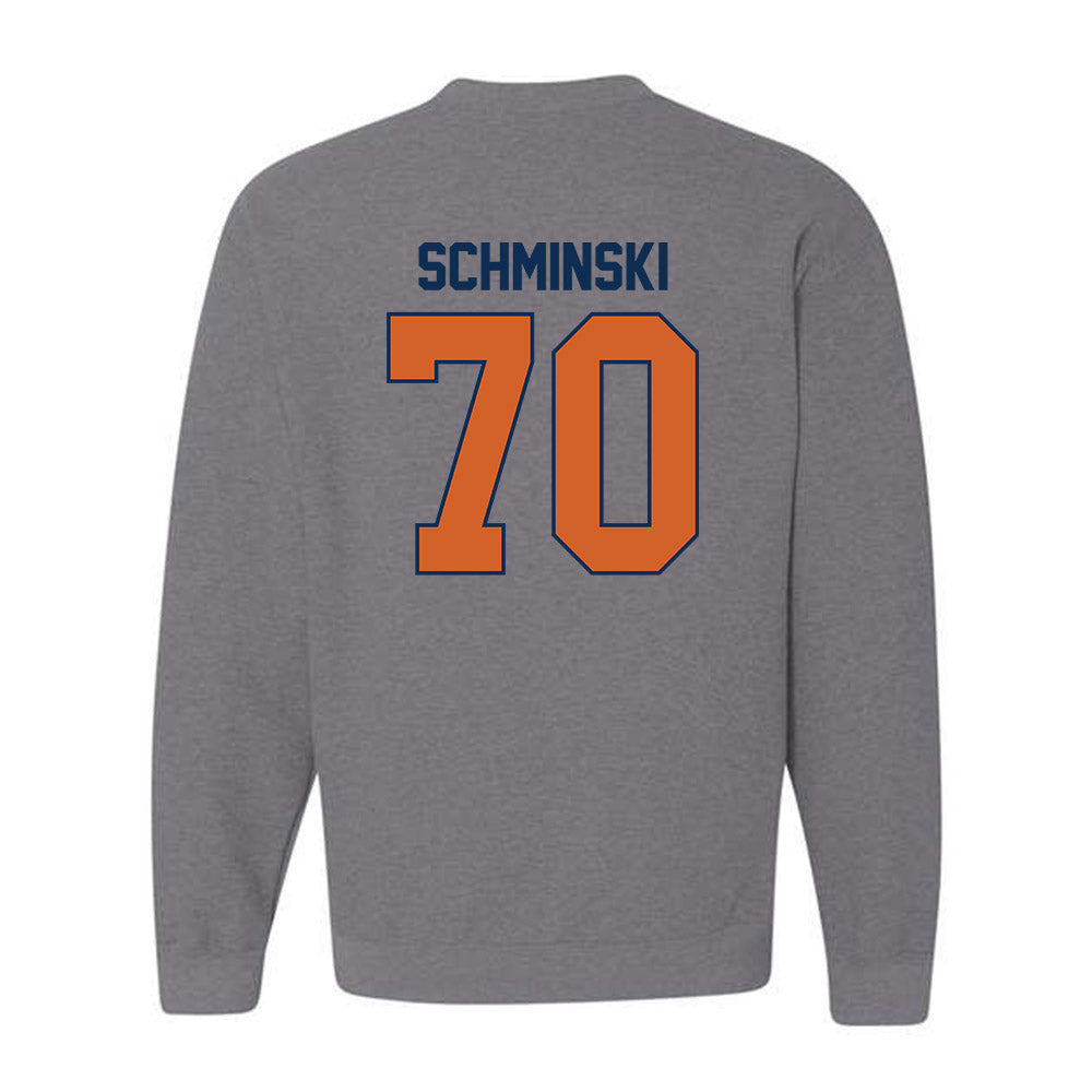 Wheaton IL - NCAA Football : Cole Schminski - Classic Shersey Crewneck Sweatshirt-1