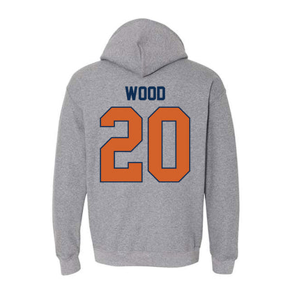 Wheaton IL - NCAA Men's Soccer : Connor Wood - Classic Shersey Hooded Sweatshirt-1