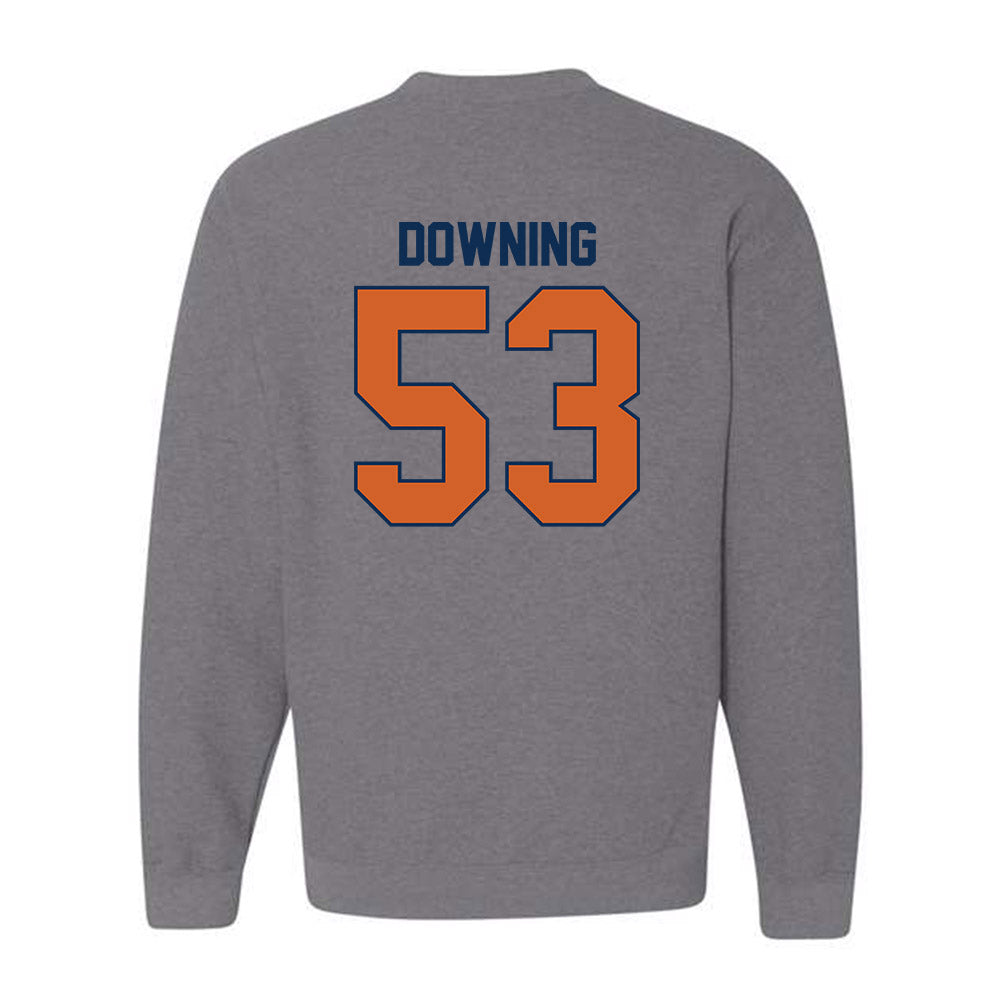 Wheaton IL - NCAA Football : Owen Downing - Classic Shersey Crewneck Sweatshirt-1