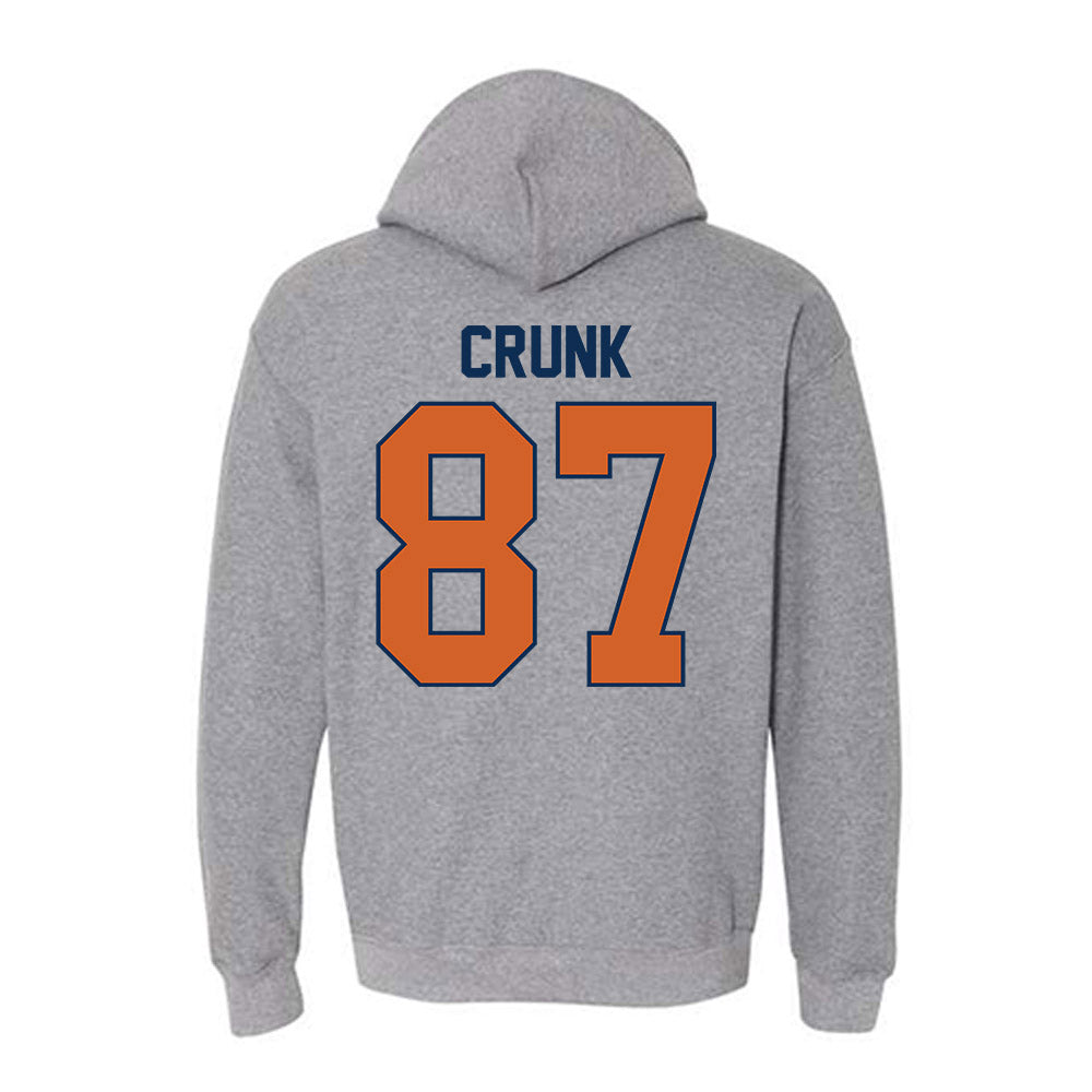 Wheaton IL - NCAA Football : Ethan Crunk - Classic Shersey Hooded Sweatshirt-1