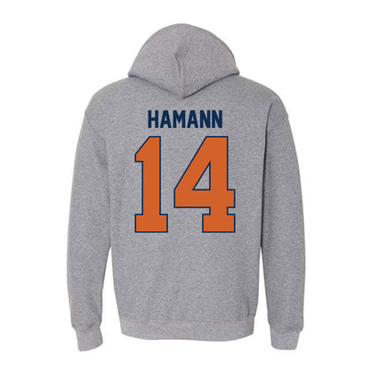 Wheaton IL - NCAA Women's Volleyball : Mary Hamann - Classic Shersey Hooded Sweatshirt-1