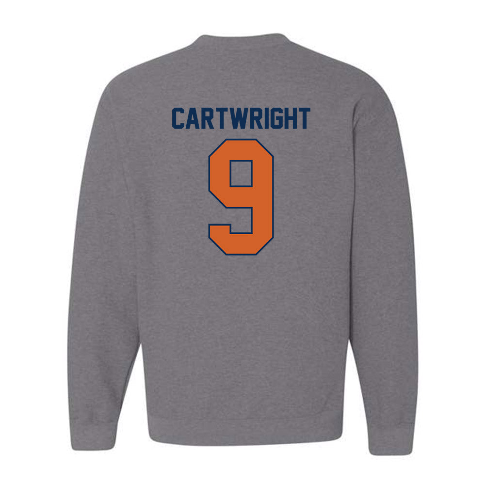 Wheaton IL - NCAA Baseball : Ryan Cartwright - Classic Shersey Crewneck Sweatshirt-1