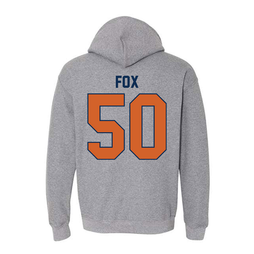 Wheaton IL - NCAA Football : Luke Fox - Classic Shersey Hooded Sweatshirt-1