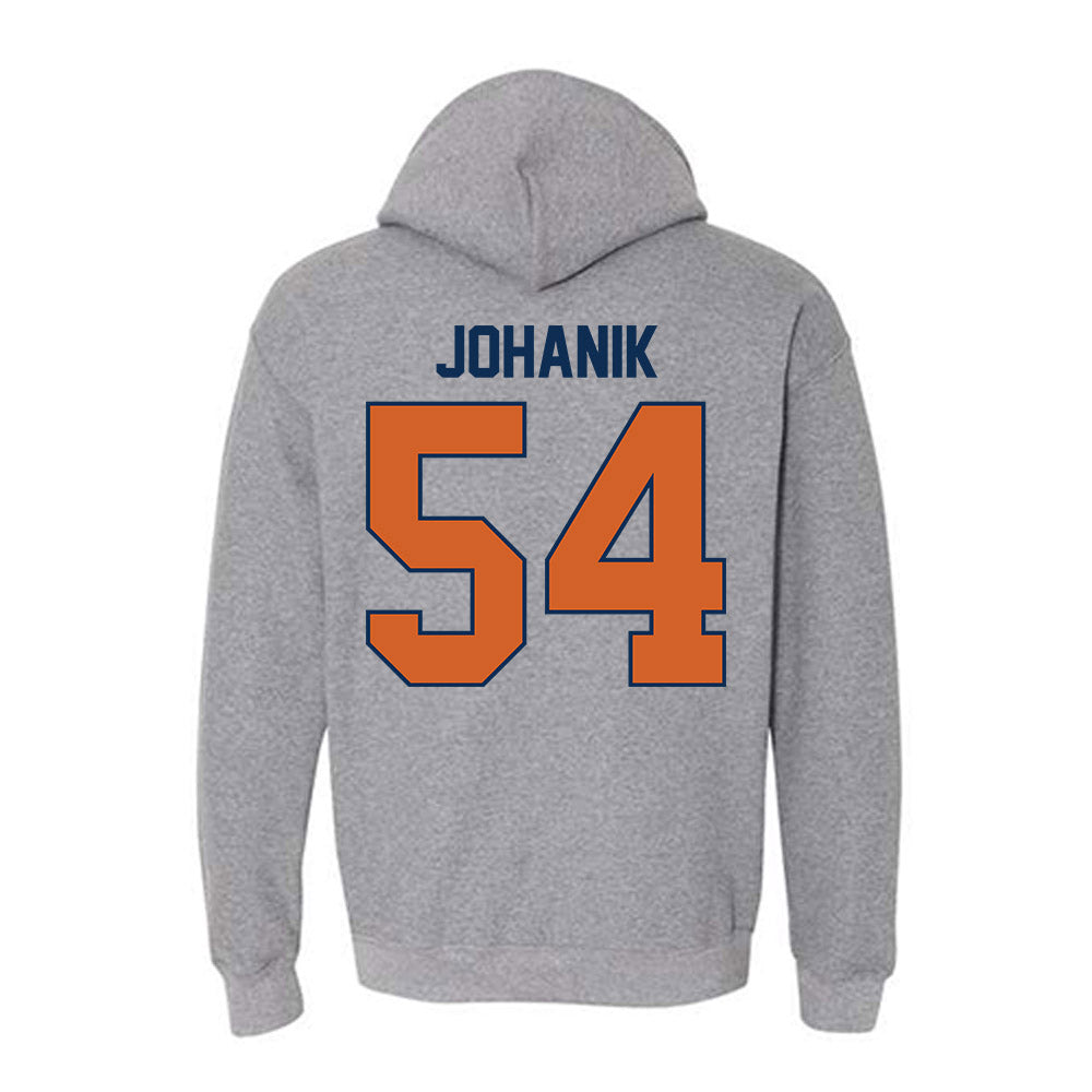Wheaton IL - NCAA Football : Peter Johanik - Classic Shersey Hooded Sweatshirt-1