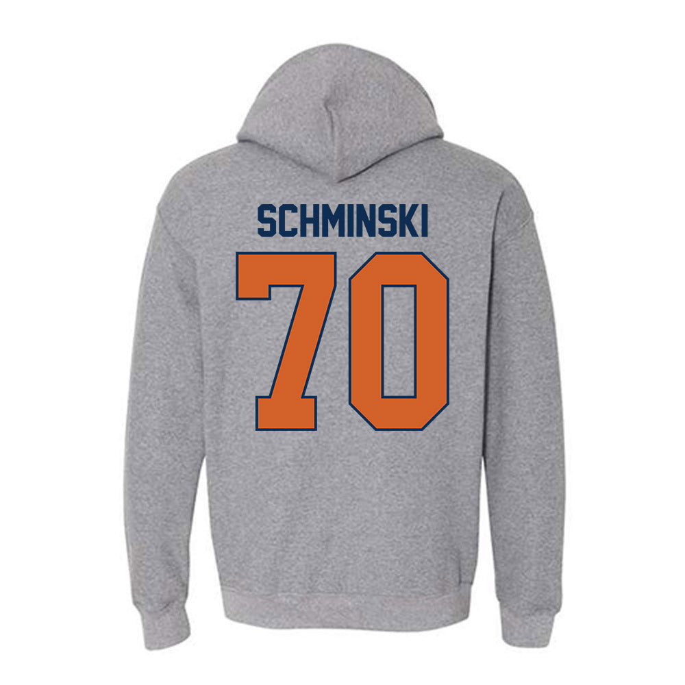 Wheaton IL - NCAA Football : Cole Schminski - Classic Shersey Hooded Sweatshirt-1