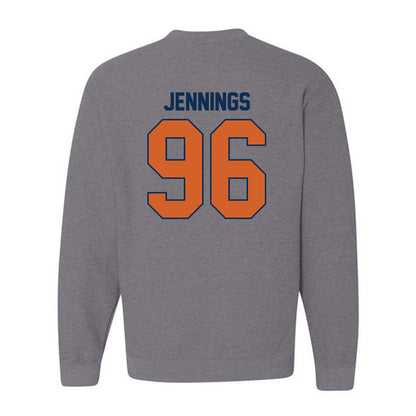 Wheaton IL - NCAA Football : Chase Jennings - Classic Shersey Crewneck Sweatshirt-1
