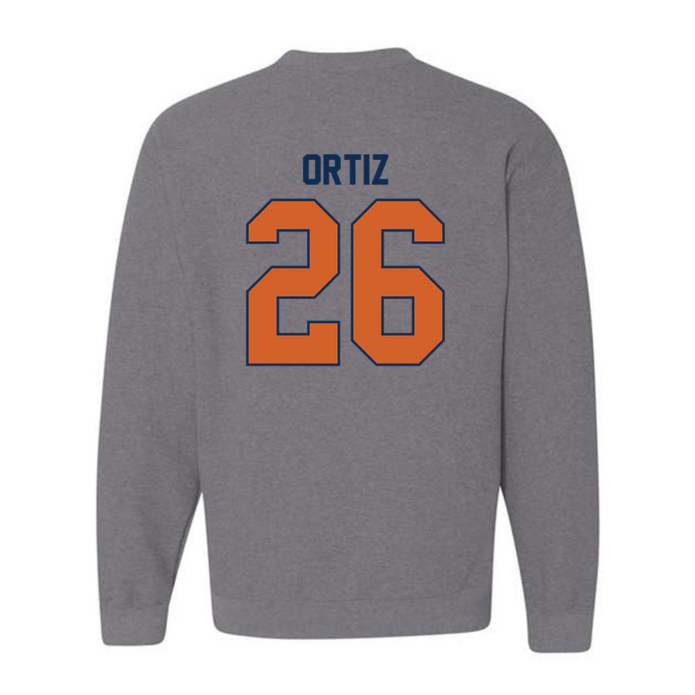 Wheaton IL - NCAA Baseball : Joshua Ortiz - Classic Shersey Crewneck Sweatshirt-1