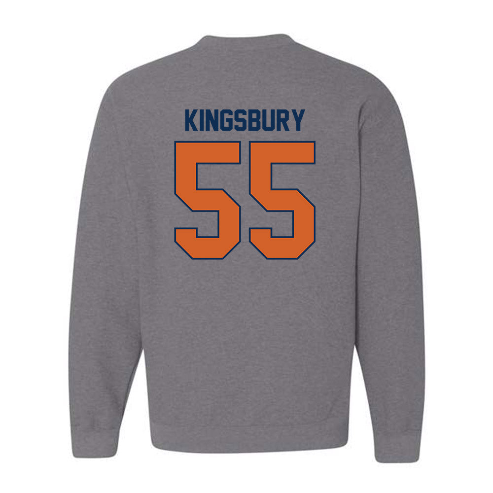 Wheaton IL - NCAA Football : Max Kingsbury - Classic Shersey Crewneck Sweatshirt-1