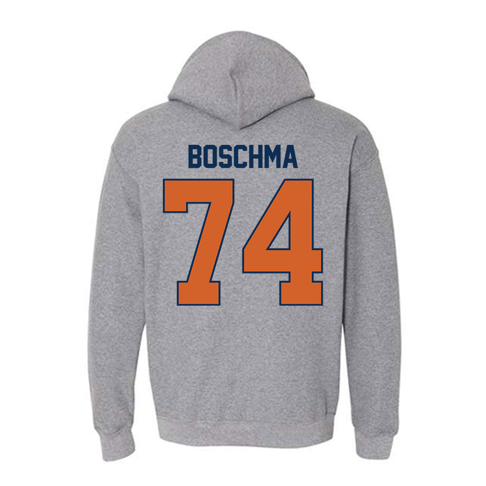 Wheaton IL - NCAA Football : Nick Boschma - Classic Shersey Hooded Sweatshirt-1
