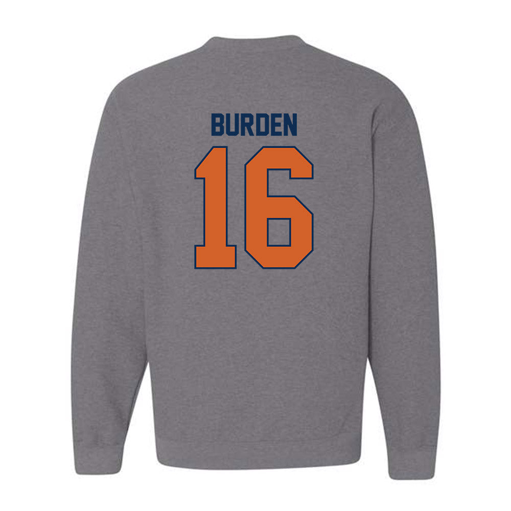 Wheaton IL - NCAA Baseball : Nate Burden - Classic Shersey Crewneck Sweatshirt-1