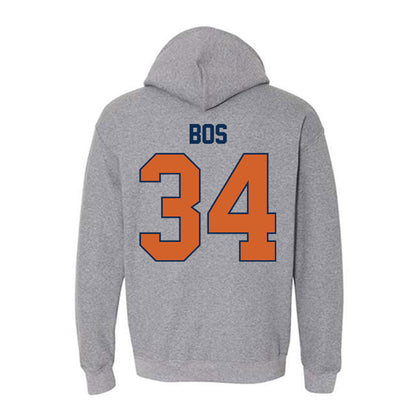 Wheaton IL - NCAA Men's Soccer : Reuben Bos - Classic Shersey Hooded Sweatshirt-1