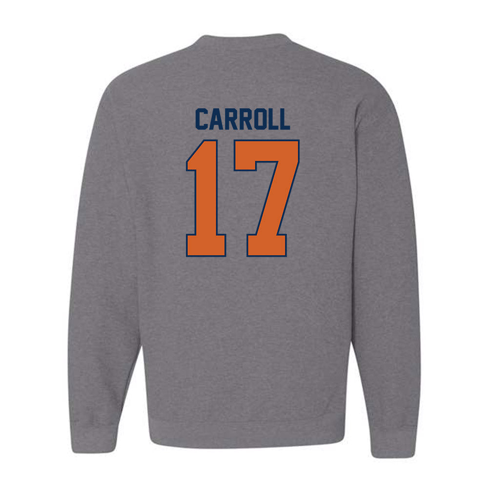 Wheaton IL - NCAA Football : Xander Carroll - Classic Shersey Crewneck Sweatshirt-1