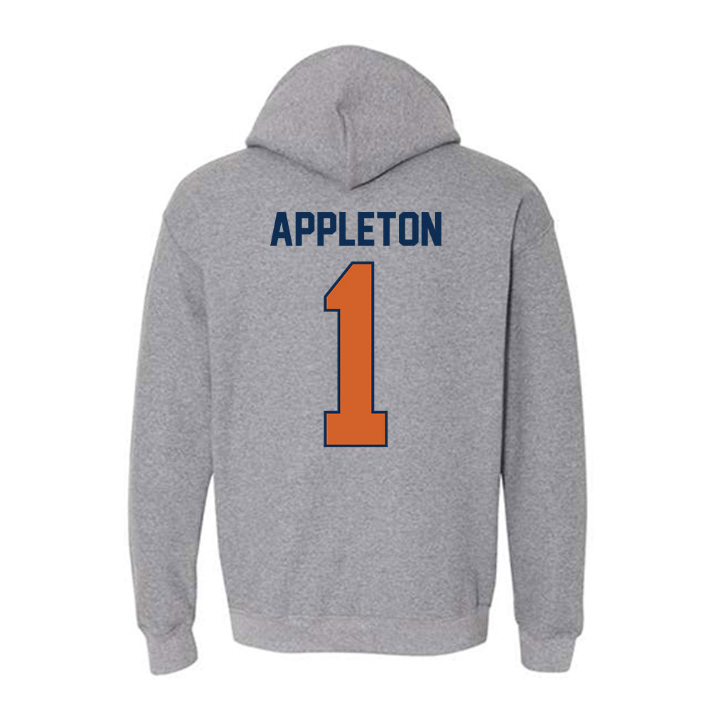 Wheaton IL - NCAA Men's Basketball : Cody Appleton - Classic Shersey Hooded Sweatshirt-1