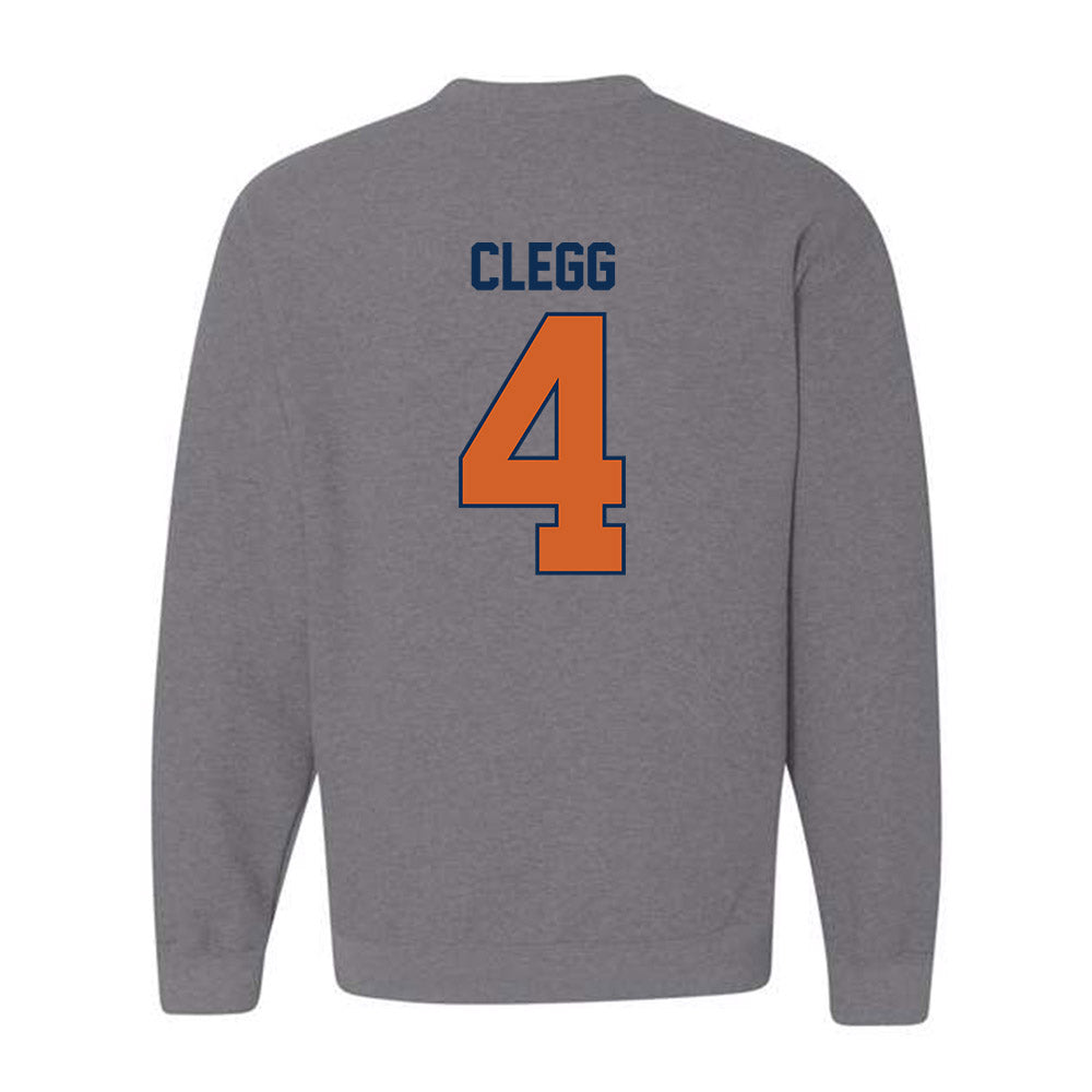 Wheaton IL - NCAA Baseball : William Clegg - Classic Shersey Crewneck Sweatshirt-1