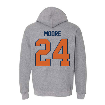 Wheaton IL - NCAA Football : Colin Moore - Classic Shersey Hooded Sweatshirt-1
