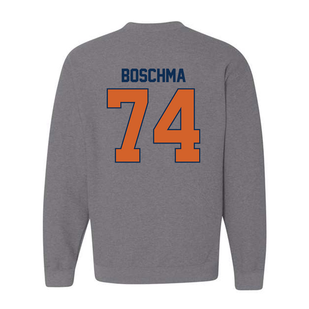 Wheaton IL - NCAA Football : Nick Boschma - Classic Shersey Crewneck Sweatshirt-1