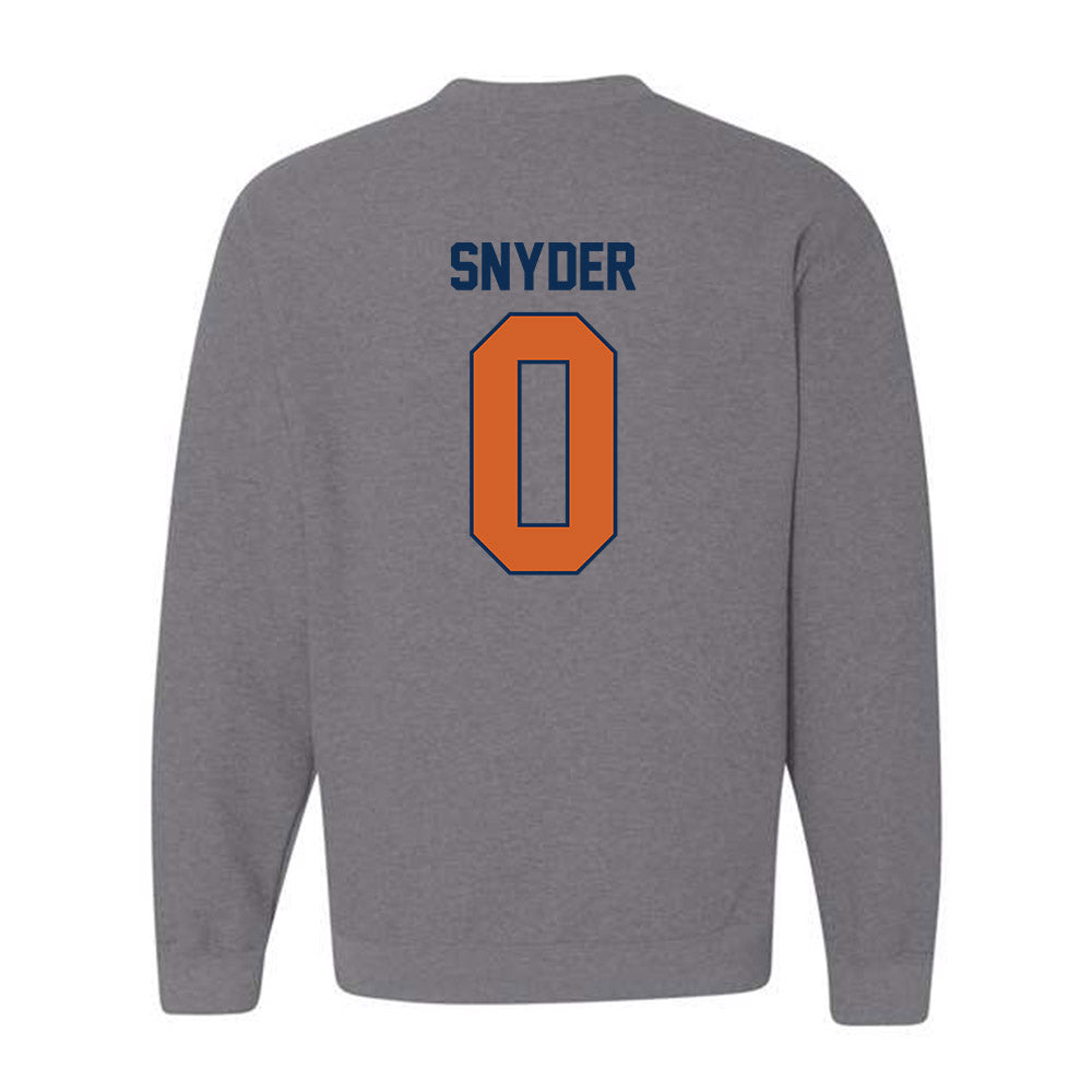 Wheaton IL - NCAA Baseball : Caleb Snyder - Classic Shersey Crewneck Sweatshirt-1