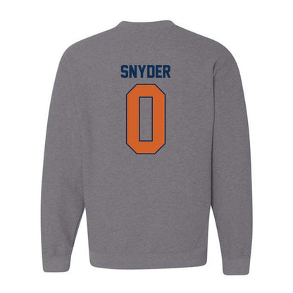 Wheaton IL - NCAA Baseball : Caleb Snyder - Classic Shersey Crewneck Sweatshirt-1