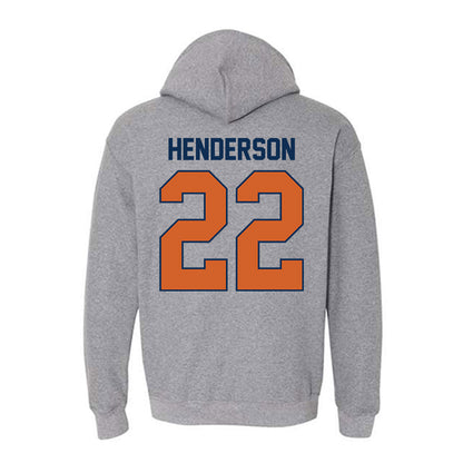 Wheaton IL - NCAA Baseball : Caleb Henderson - Classic Shersey Hooded Sweatshirt-1