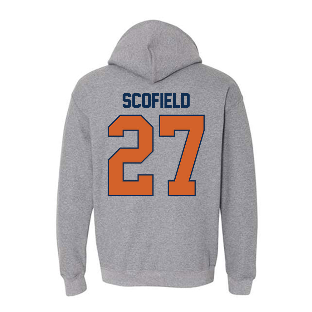 Wheaton IL - NCAA Baseball : Charlie Scofield - Classic Shersey Hooded Sweatshirt-1