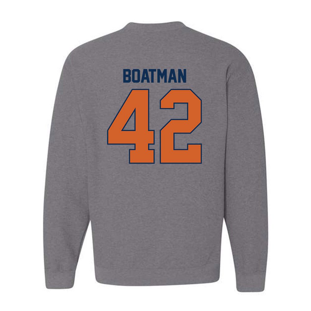 Wheaton IL - NCAA Football : Clay Boatman - Classic Shersey Crewneck Sweatshirt-1