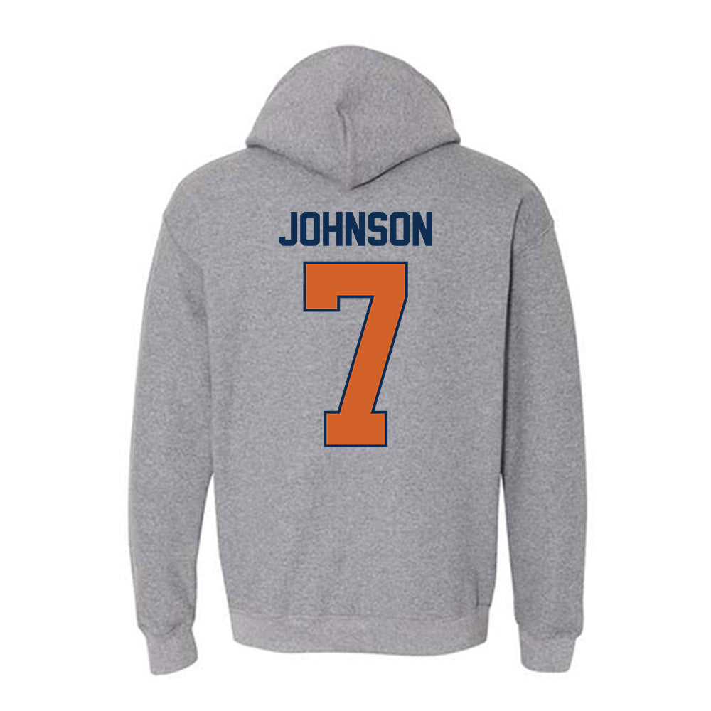 Wheaton IL - NCAA Men's Soccer : Kyle Johnson - Classic Shersey Hooded Sweatshirt-1