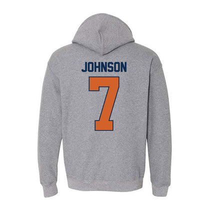 Wheaton IL - NCAA Men's Soccer : Kyle Johnson - Classic Shersey Hooded Sweatshirt-1