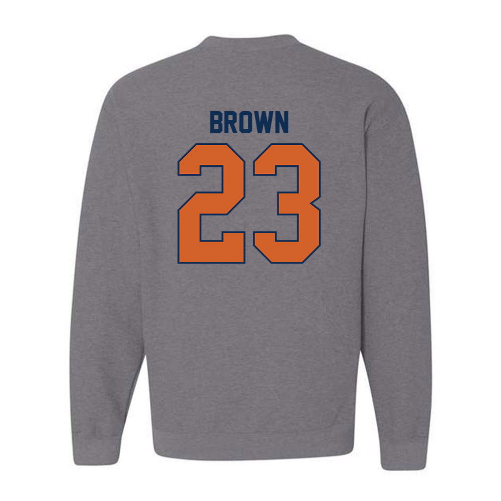Wheaton IL - NCAA Men's Soccer : Sam Brown - Classic Shersey Crewneck Sweatshirt-1