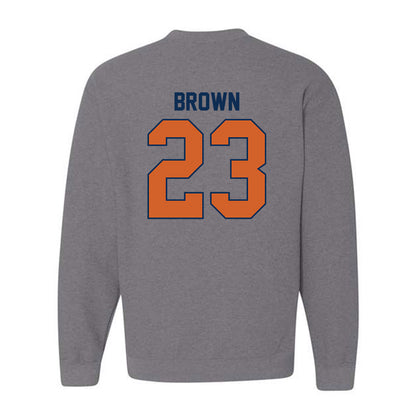 Wheaton IL - NCAA Men's Soccer : Sam Brown - Classic Shersey Crewneck Sweatshirt-1