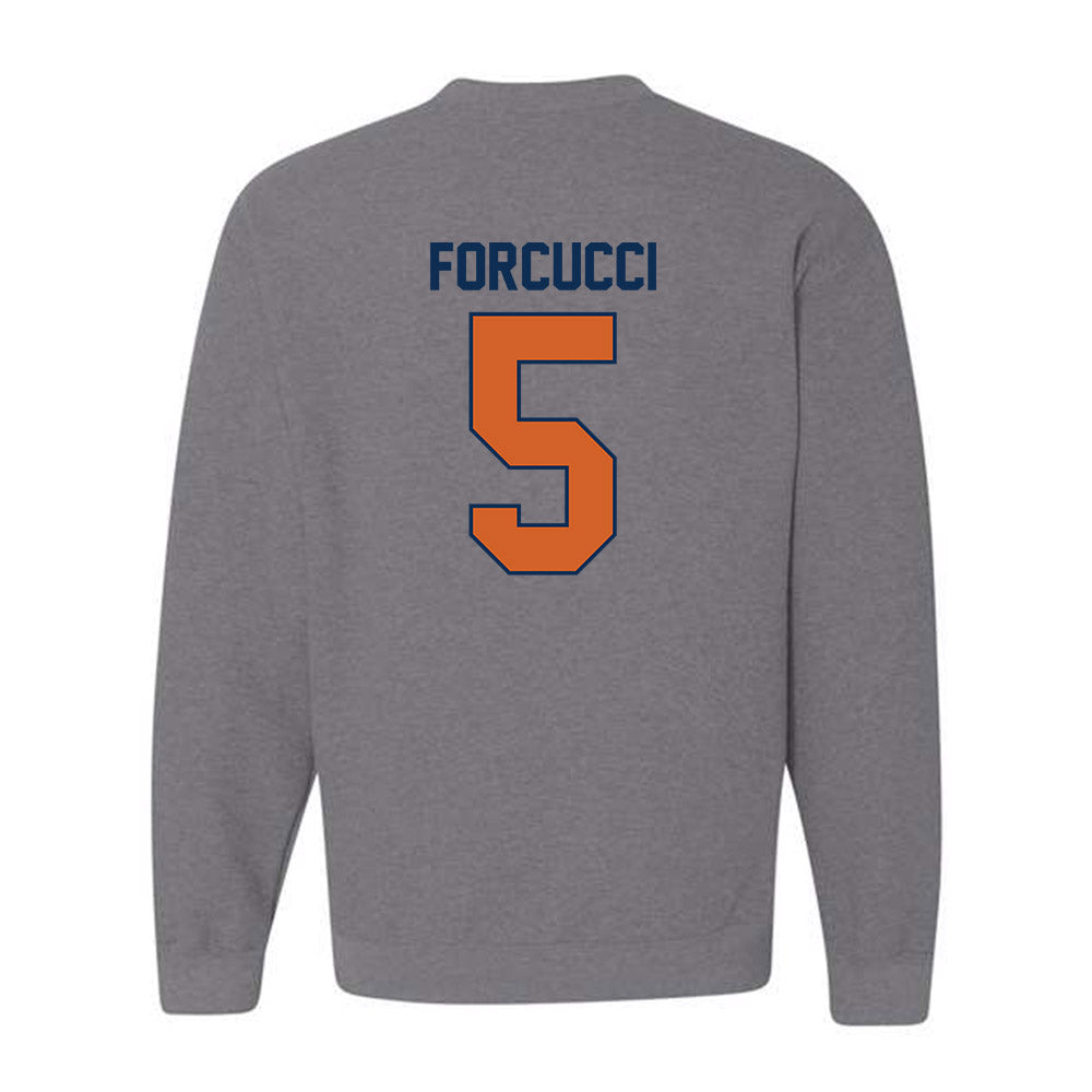 Wheaton IL - NCAA Football : Mark Forcucci - Classic Shersey Crewneck Sweatshirt-1
