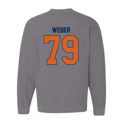 Wheaton IL - NCAA Football : Jake Weber - Classic Shersey Crewneck Sweatshirt-1
