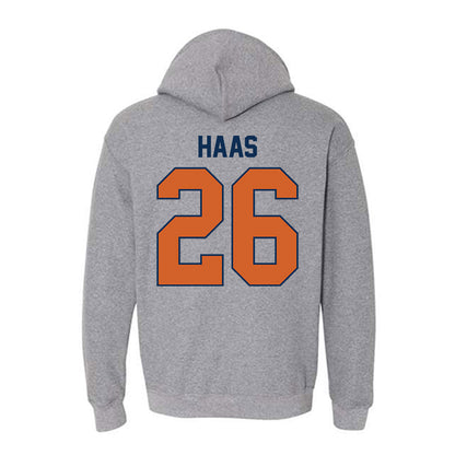 Wheaton IL - NCAA Football : Maison Haas - Classic Shersey Hooded Sweatshirt-1