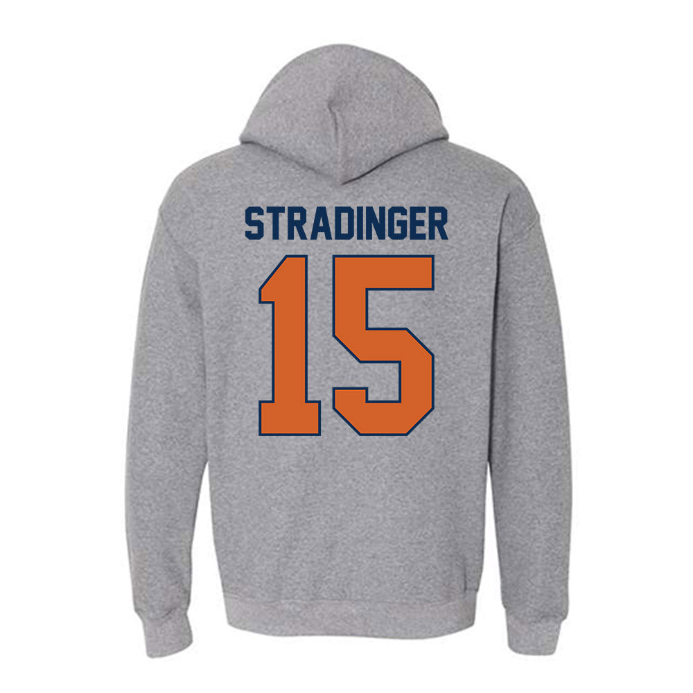 Wheaton IL - NCAA Women's Basketball : Ann Magee Stradinger - Classic Shersey Hooded Sweatshirt-1