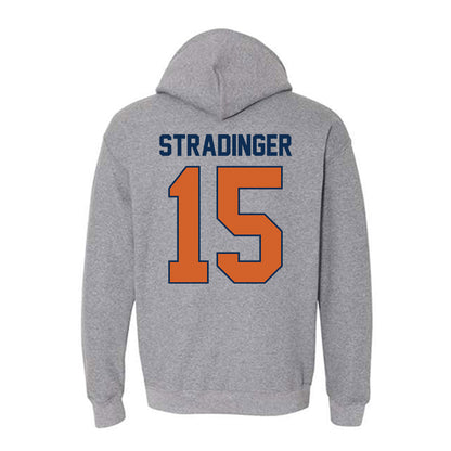 Wheaton IL - NCAA Women's Basketball : Ann Magee Stradinger - Classic Shersey Hooded Sweatshirt-1