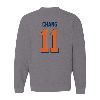 Wheaton IL - NCAA Baseball : Michael Chang - Classic Shersey Crewneck Sweatshirt-1