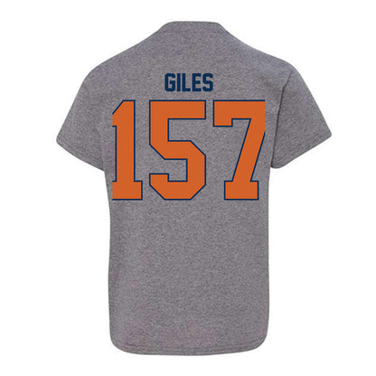 Wheaton IL - NCAA Wrestling : Deonta Giles - Classic Shersey Youth T-Shirt-1