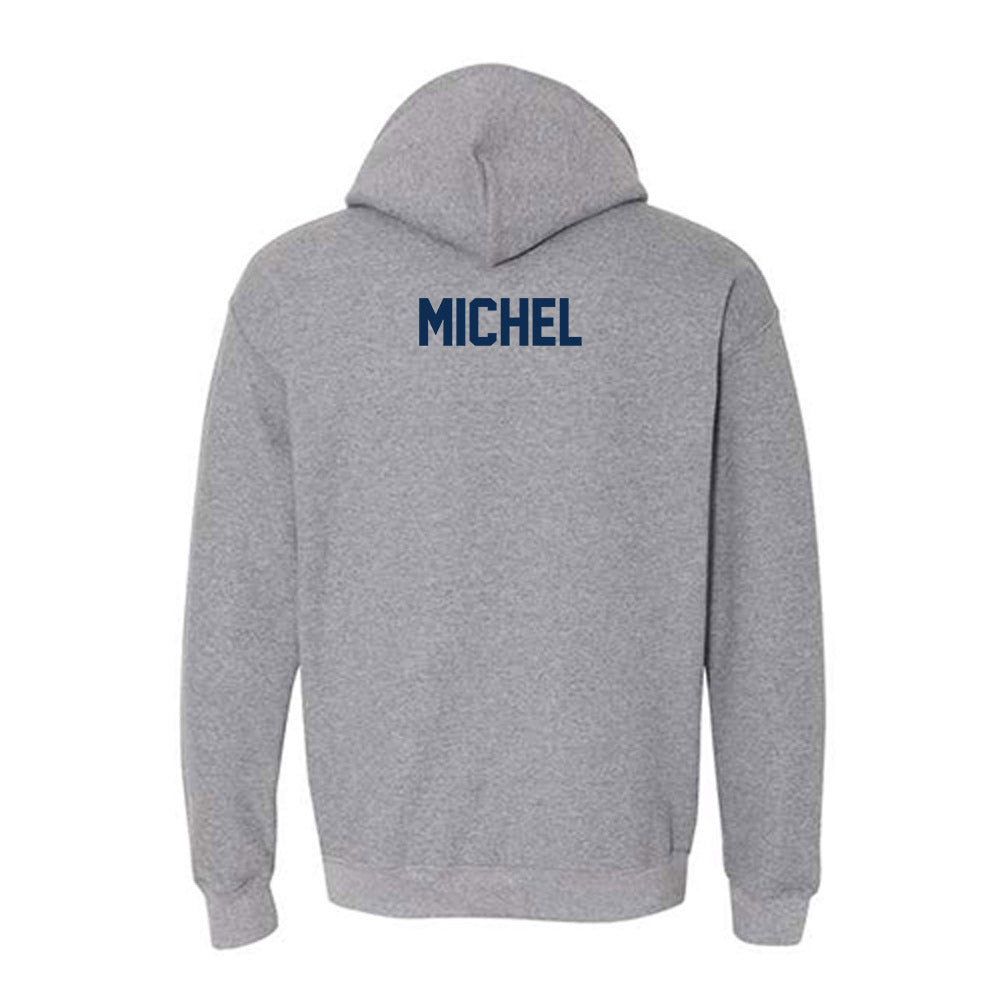Wheaton IL - NCAA Men's Swimming & Diving : Emmitt Michel - Classic Shersey Hooded Sweatshirt-1