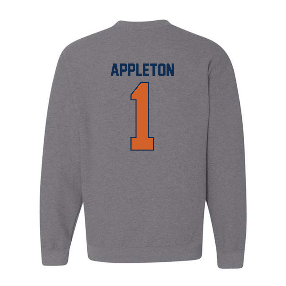 Wheaton IL - NCAA Men's Basketball : Cody Appleton - Classic Shersey Crewneck Sweatshirt-1