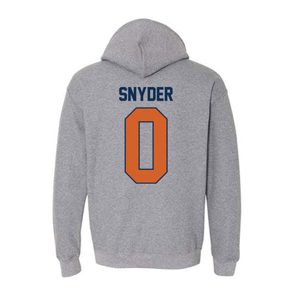 Wheaton IL - NCAA Baseball : Caleb Snyder - Classic Shersey Hooded Sweatshirt-1