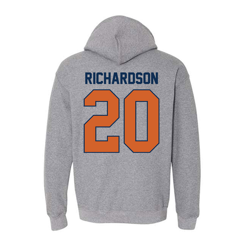 Wheaton IL - NCAA Men's Basketball : Soren Richardson - Classic Shersey Hooded Sweatshirt-1