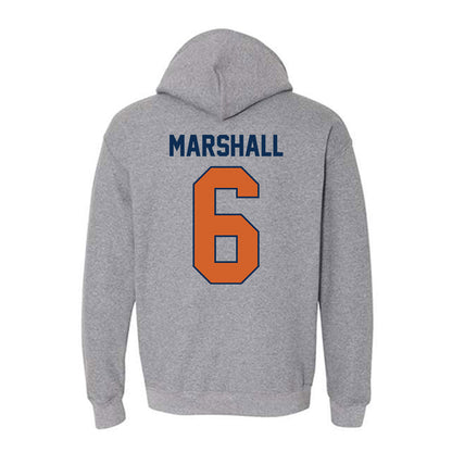 Wheaton IL - NCAA Softball : Makenna Marshall - Classic Shersey Hooded Sweatshirt-1