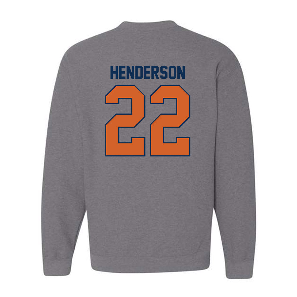 Wheaton IL - NCAA Baseball : Caleb Henderson - Classic Shersey Crewneck Sweatshirt-1