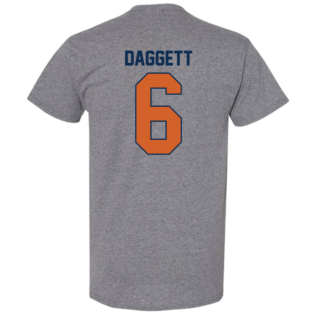 Wheaton IL - NCAA Baseball : Cole Daggett - Classic Shersey T-Shirt-1