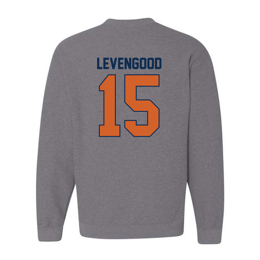 Wheaton IL - NCAA Baseball : David Levengood - Classic Shersey Crewneck Sweatshirt-1