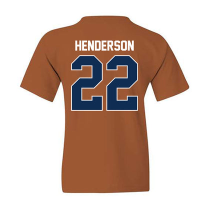 Wheaton IL - NCAA Baseball : Caleb Henderson - Classic Shersey Youth T-Shirt-1